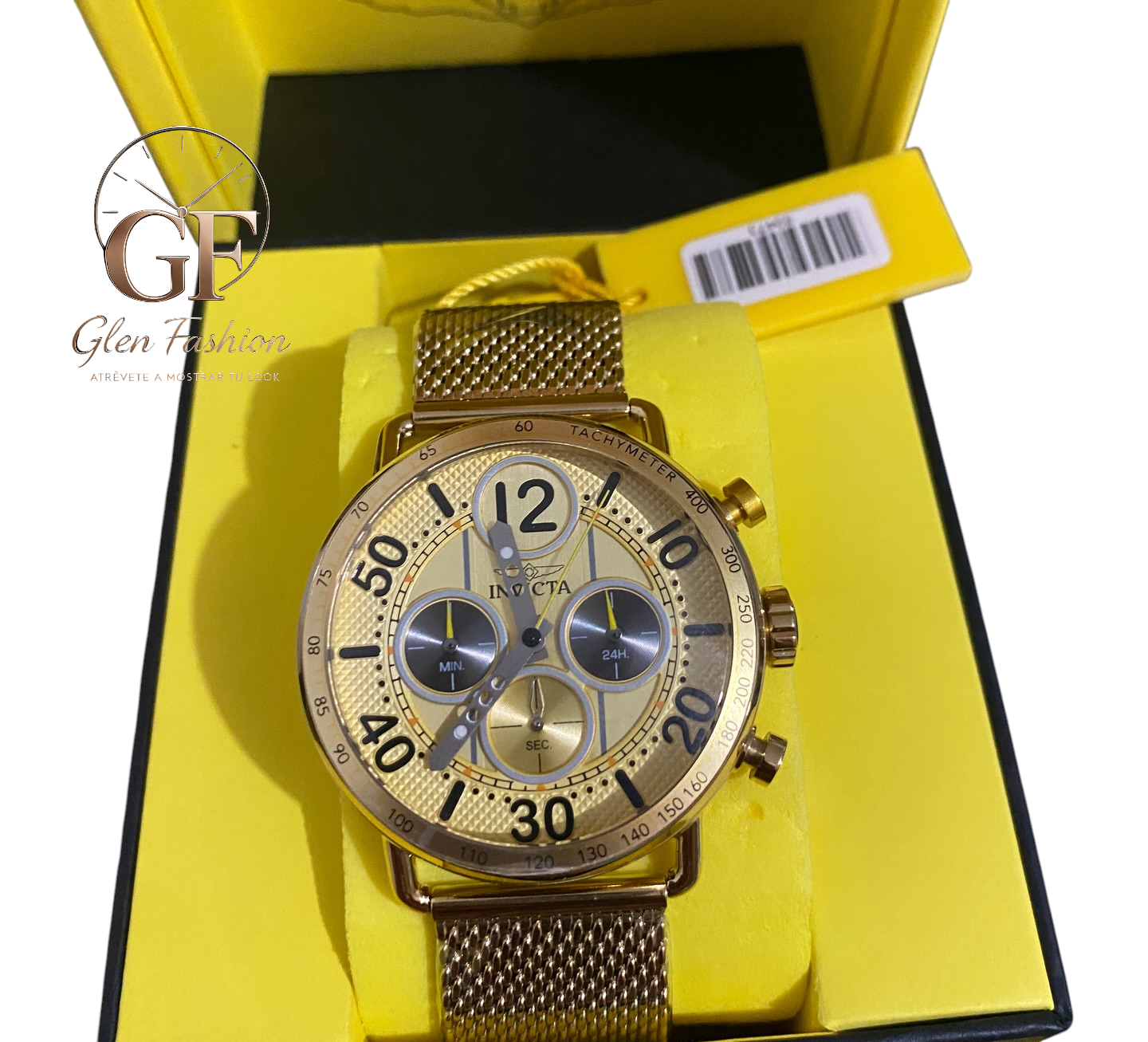 Reloj para hombre invicta speedway 69473 - oro