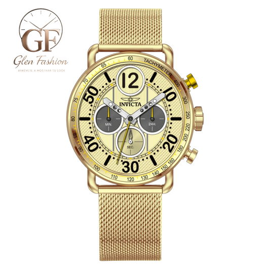 Reloj para hombre invicta speedway 69473 - oro